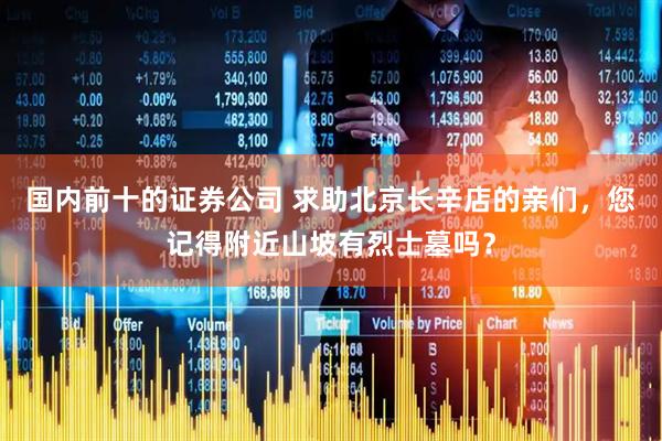 国内前十的证券公司 求助北京长辛店的亲们，您记得附近山坡有烈士墓吗？